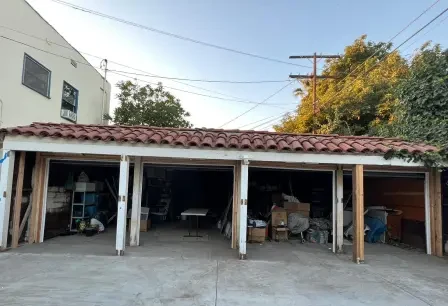 Four-door carport upgrade — before